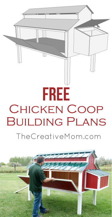 Free Chicken Coop Plans - The Creative Mom