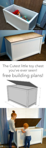 Storage Chest (or toy box) Building Plans - The Creative Mom