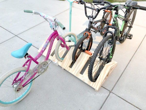 modern bike rack