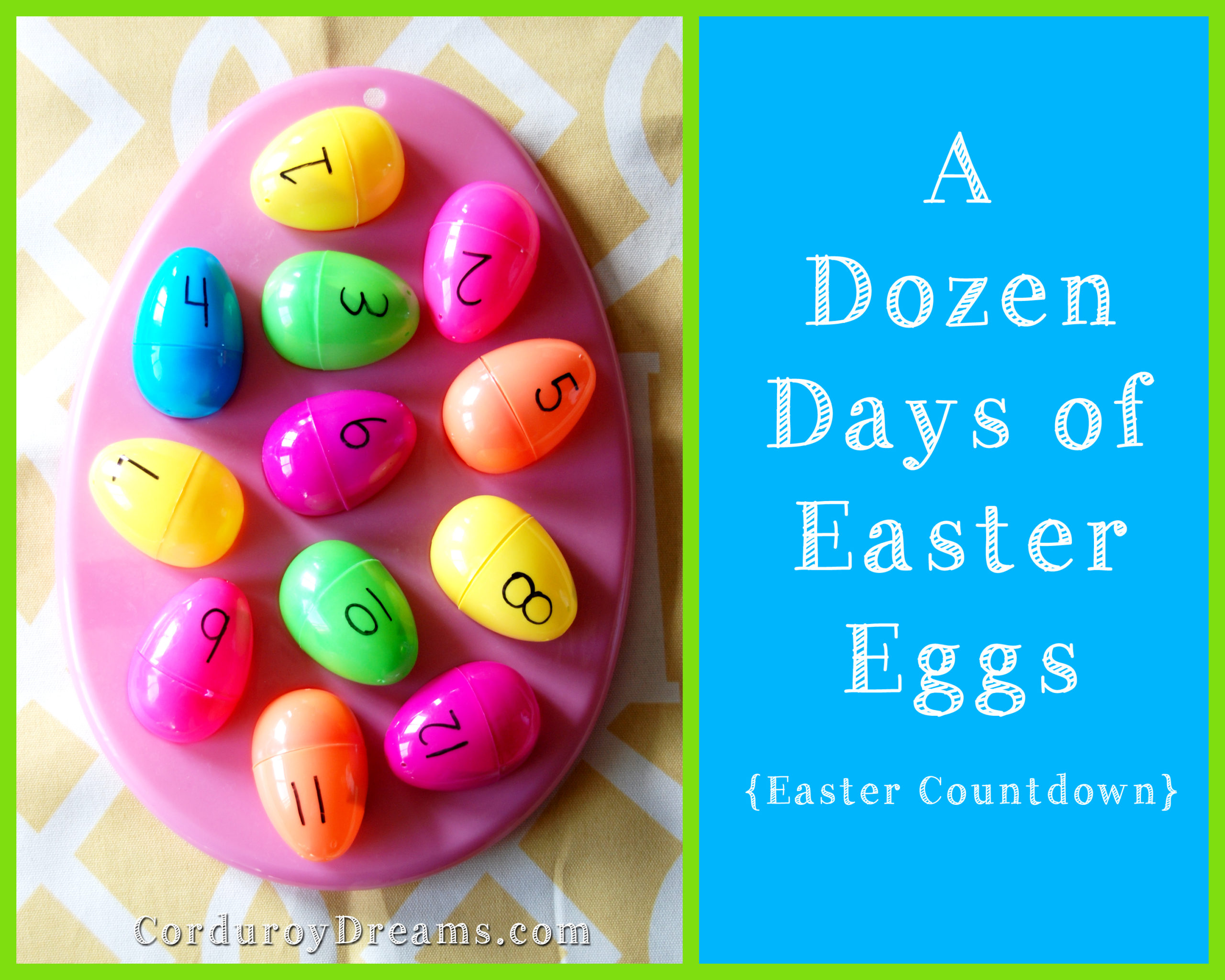 A Dozen Days of Easter Eggs {Easter Countdown} The Creative Mom