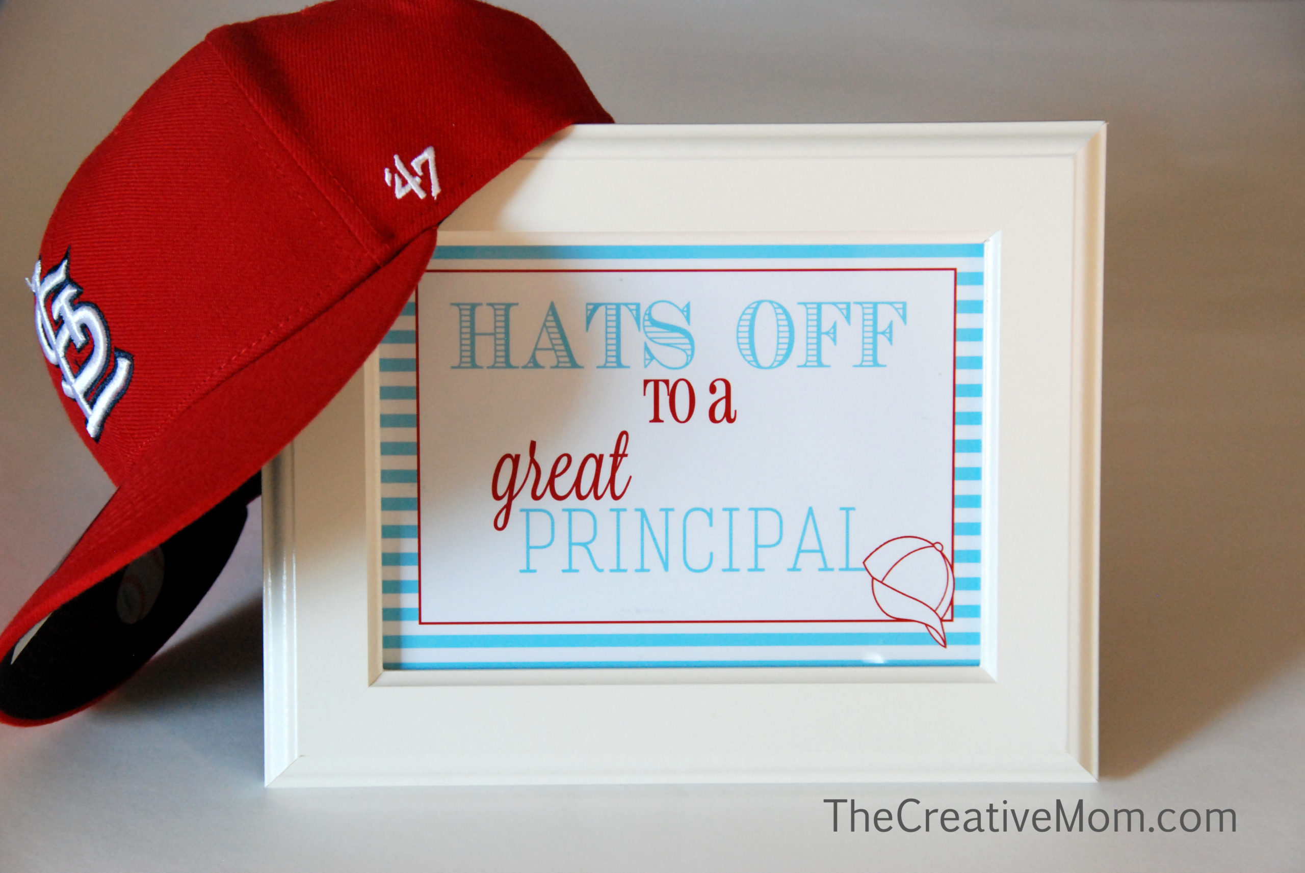 Principal Gift {free printable!} The Creative Mom