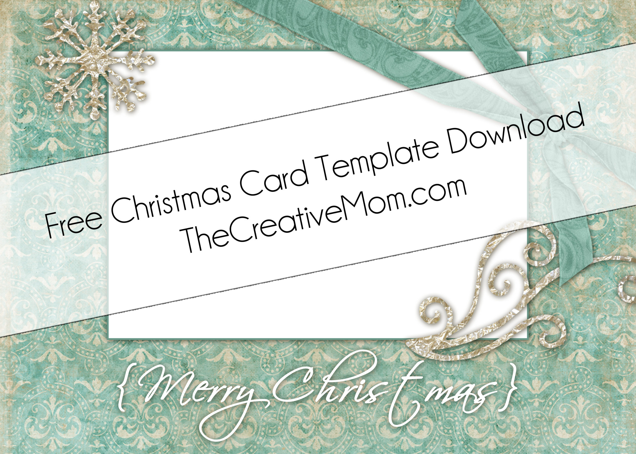 free christmas card templates