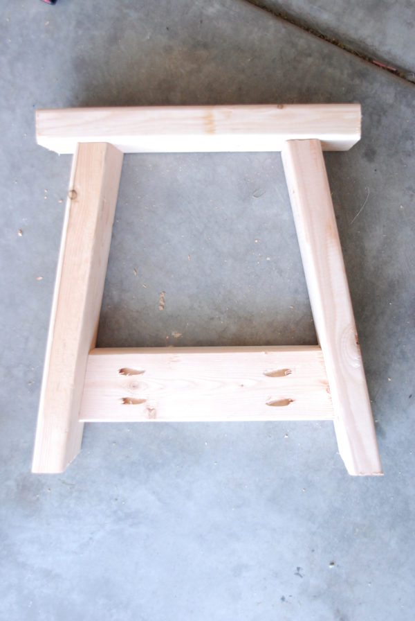 DIY Bench Legs The Creative Mom