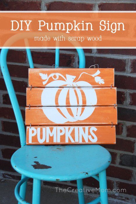 DIY Pumpkin Sign {and a Silhouette GIVEAWAY!} - The Creative Mom