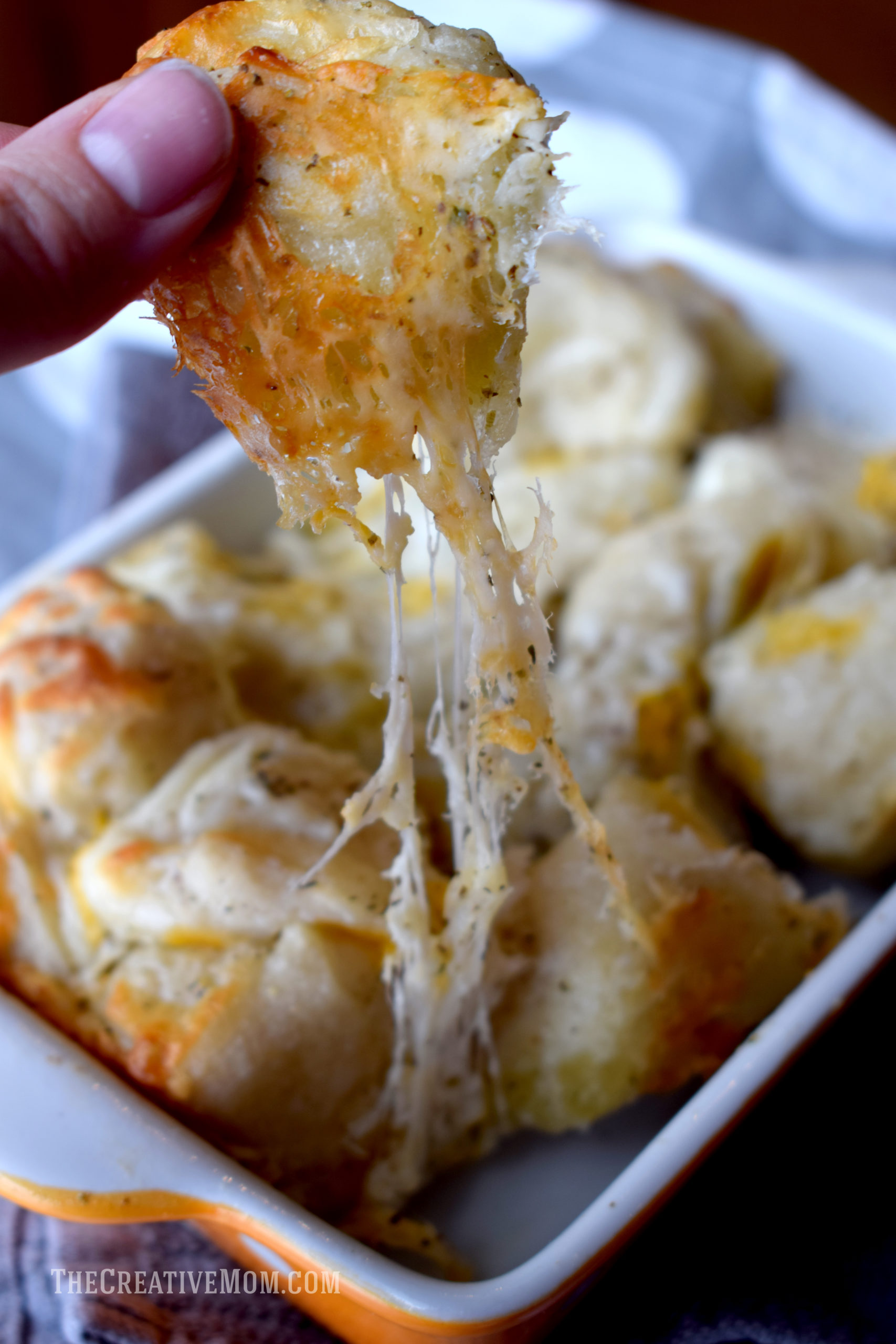 Cheesy Garlic Bread Bites - The Creative Mom