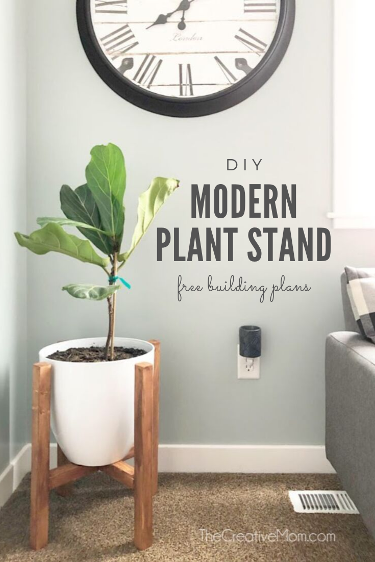 How to Build a Modern Plant Stand