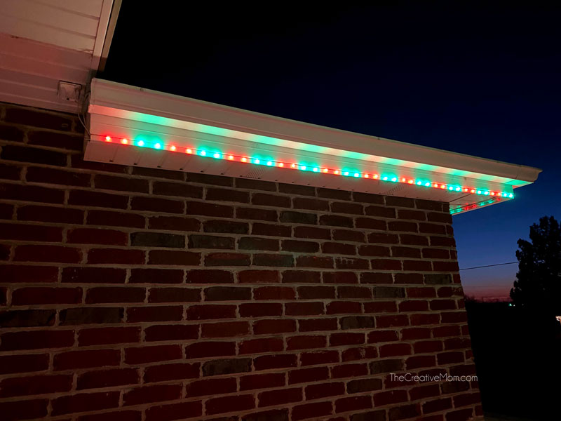 DIY Permanent LED Christmas Lights The Creative Mom