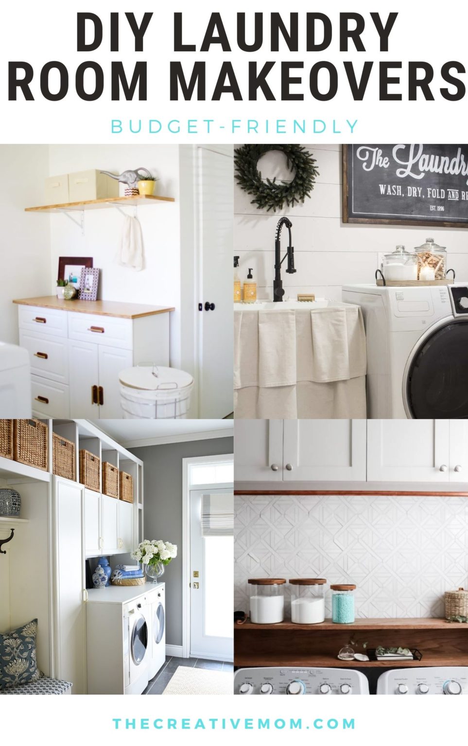 25 DIY Laundry Room Makeovers That Are Pretty And Functional