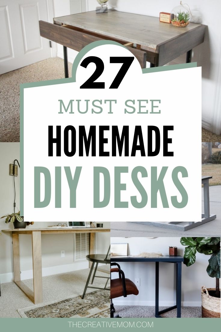 15 DIY Desk Ideas - Easy & Cheap Ways to Make a Desk