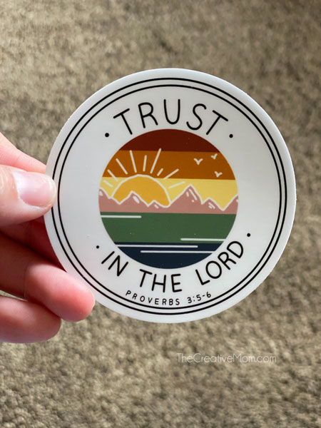The essentials – 6 stickers – Outpouring of Trust