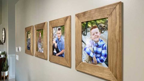 How to Build Easy Picture Frames (free building plans)